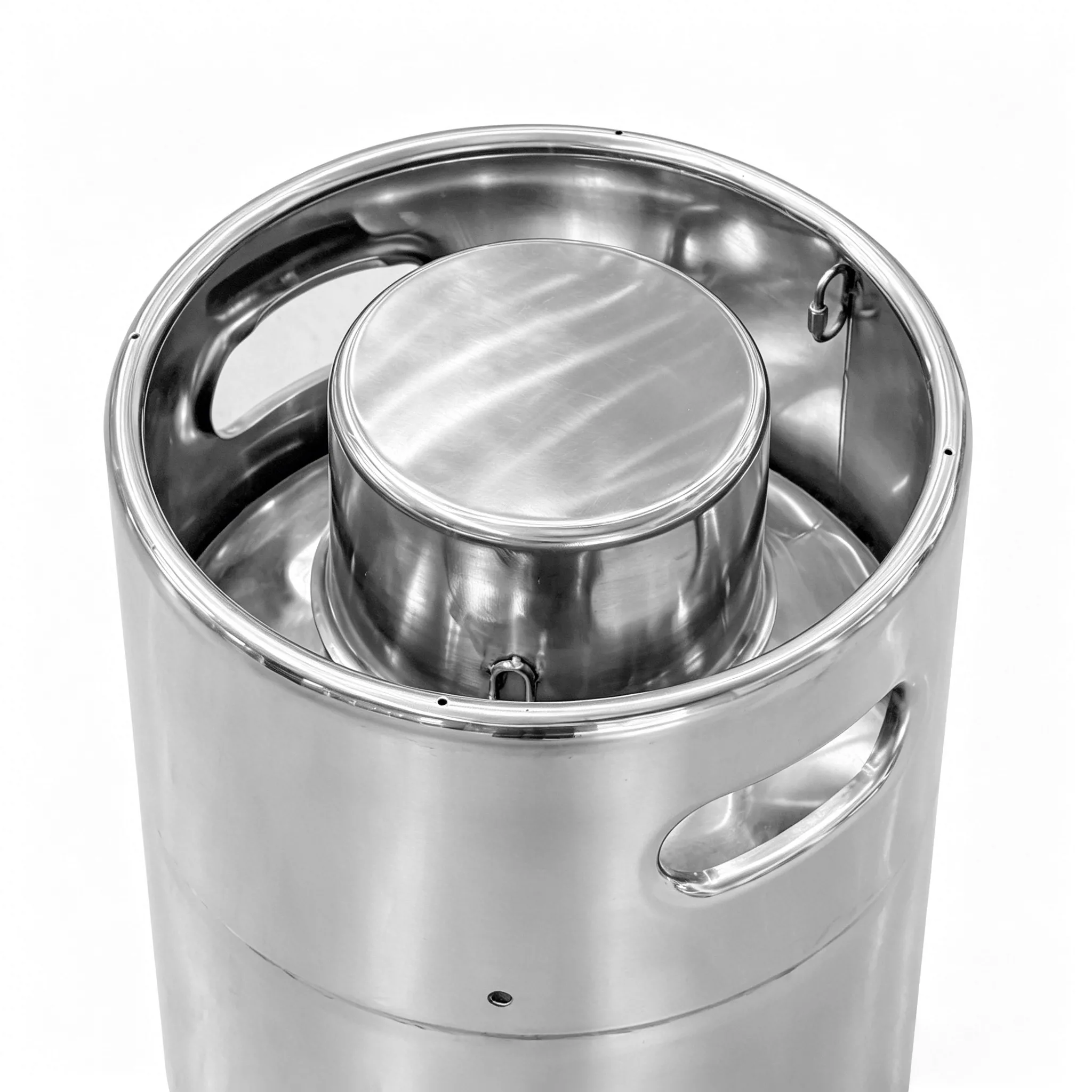 20L Mirror-Polished Leak-proof Stainless Steel Tank | Chemical & Battery Material Container
