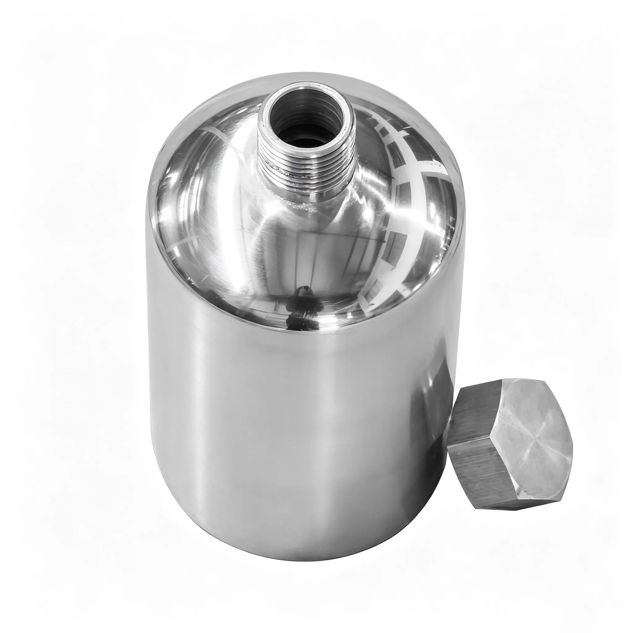 1L 316L Stainless Steel Sampling Cylinder | High Purity Material Sampling