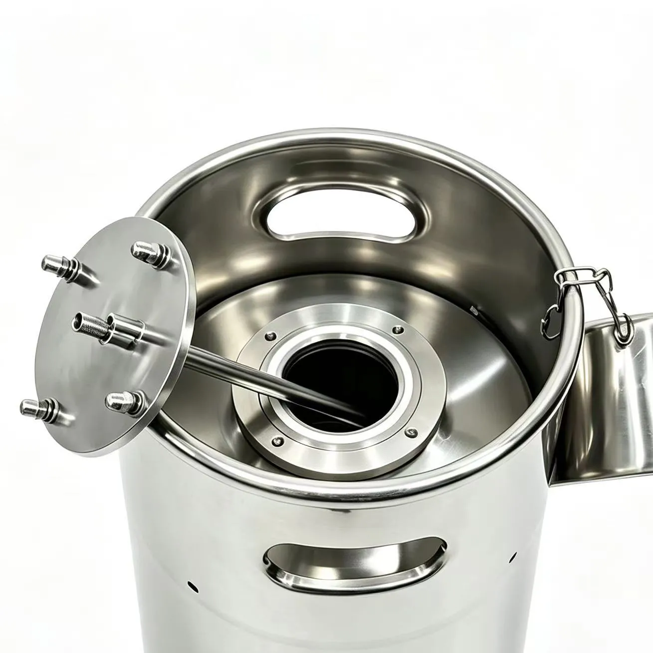 20 Liter Stainless Steel Drum for Industrial Fluid Handling
