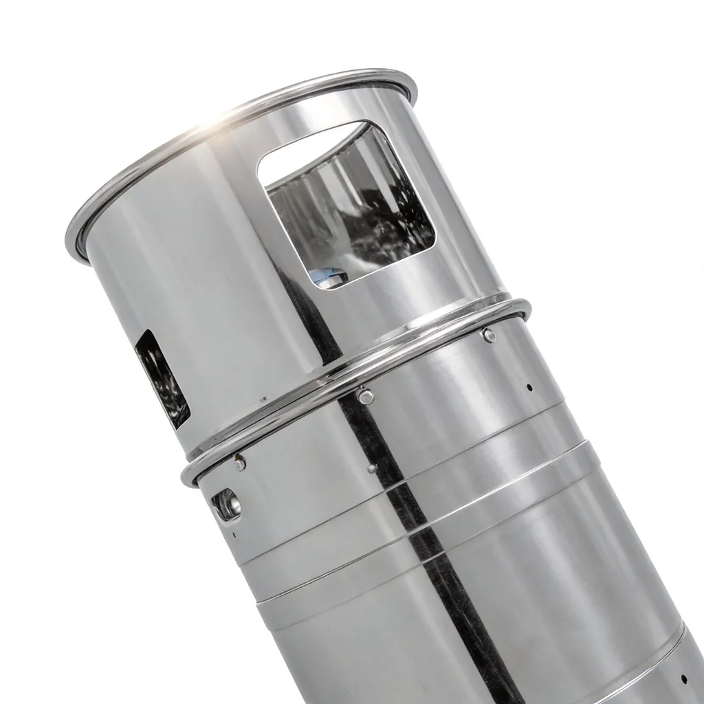 112L 316L Stainless Steel Drum for LiPF6 Storage